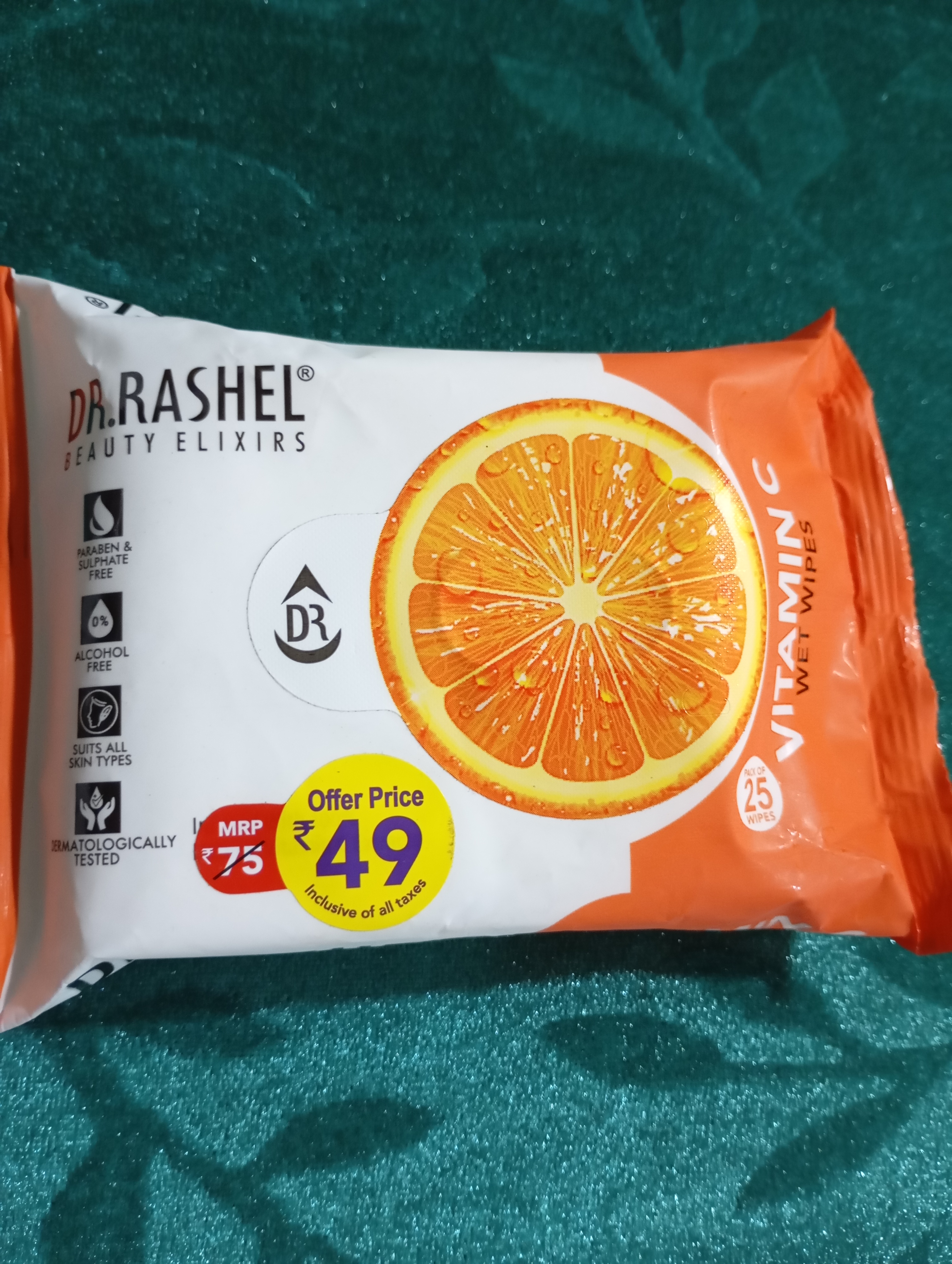 Dr.Rashel Beauty Elixris Wet Wipes (Vitamin C)